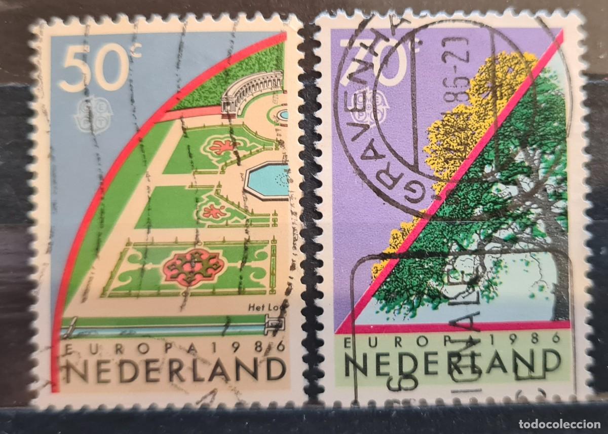 Briefmarken: Serie completa de sellos usados de Paises Bajos 1986: Europa