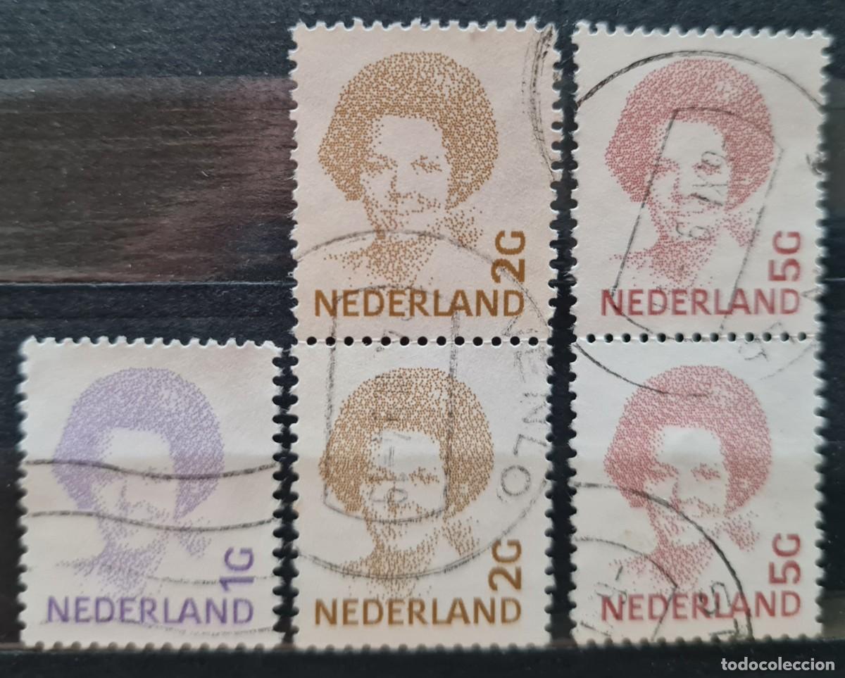 Briefmarken: Serie de sellos usados de Paises Bajos 1992: reina Beatriz