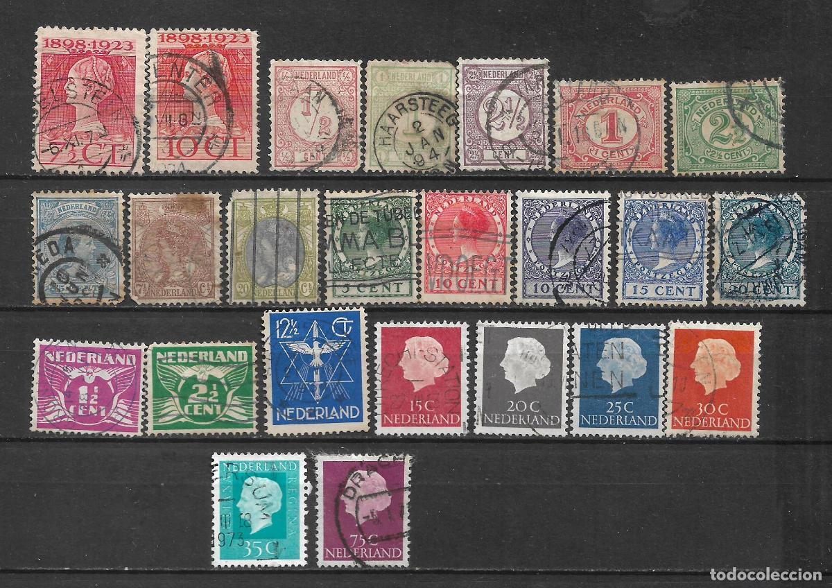 Sellos: holanda lote 24 sellos usado - 6/14