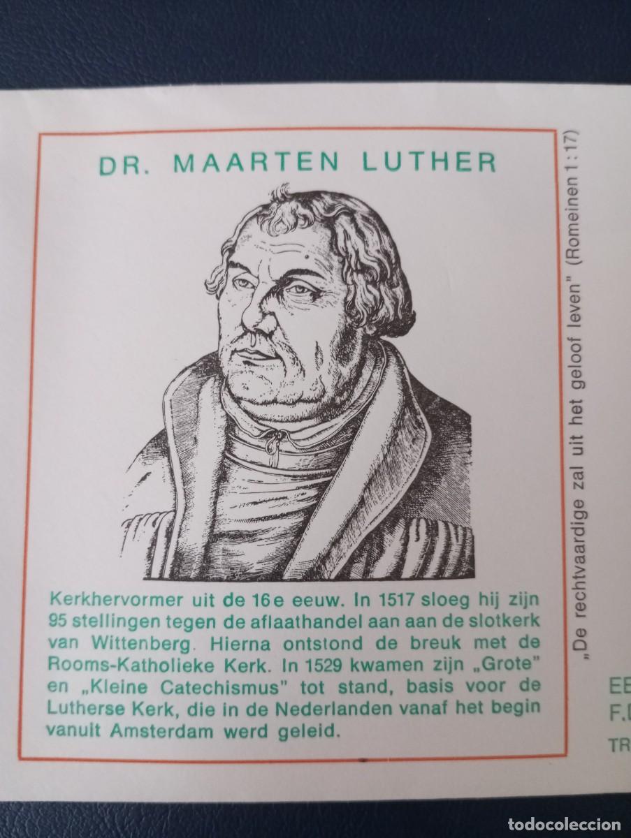 Sellos: HOLANDA, 1983, SPD MART&Iacute;N LUTERO - Foto 2