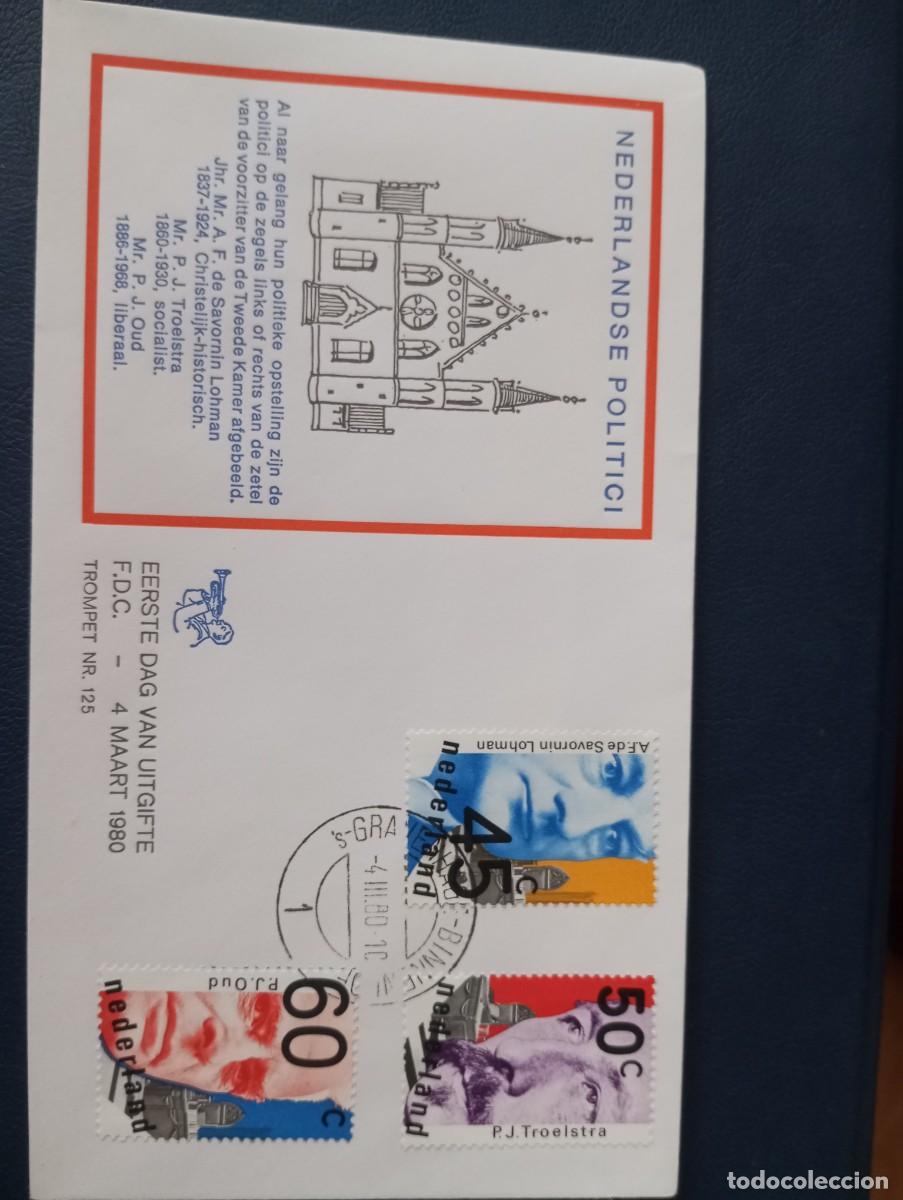 Sellos: HOLANDA, 1980, POLITICOS