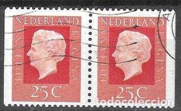 Sellos: SELLOS USADOS DE HOLANDA 1969, YT 882b/ 82c
