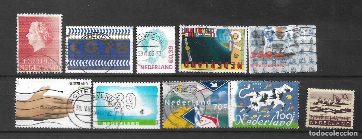 Sellos: holanda lote 10 sellos usados - 9/4