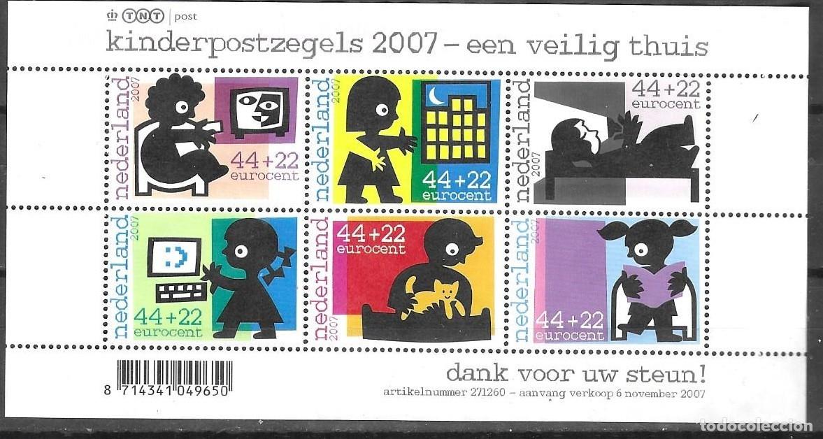 Sellos: HB USADA ( sin marca de matasello) DE HOLANDA 2007, YT 2447/ 52