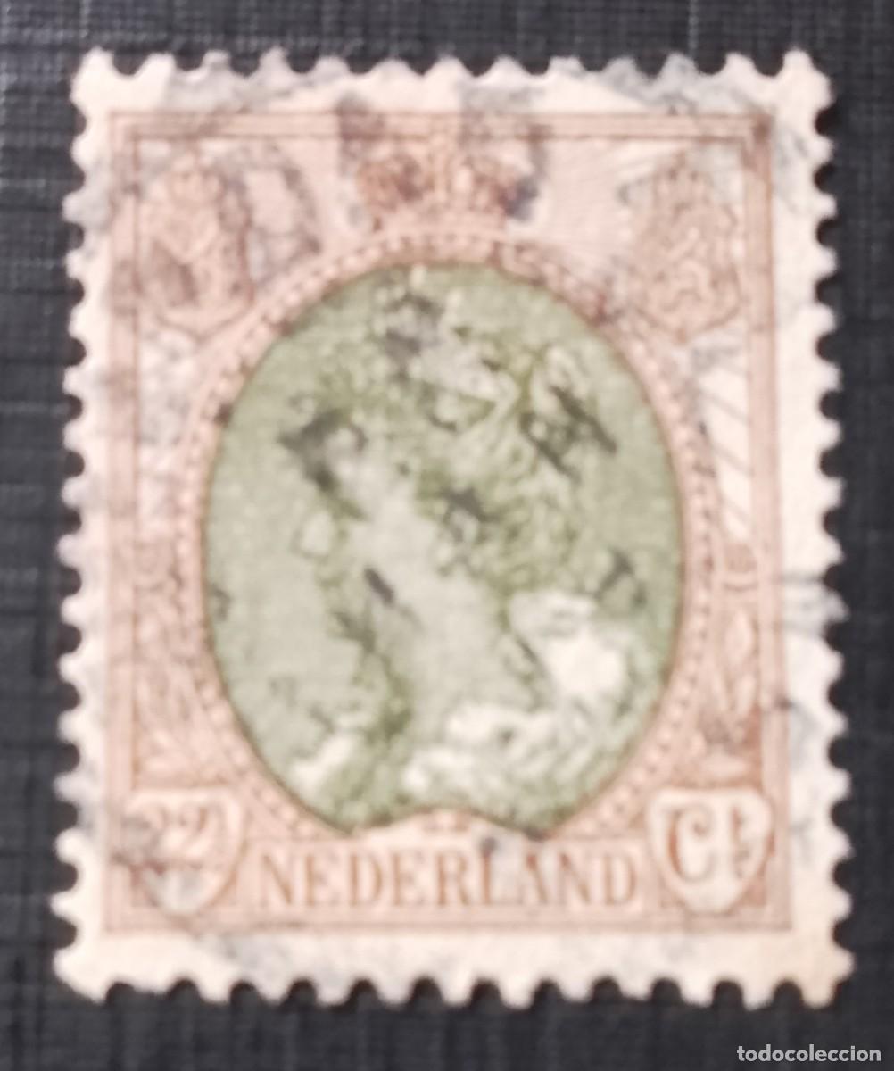 Sellos: V/F 22 1/2 CT - REINA GUILLERMINA