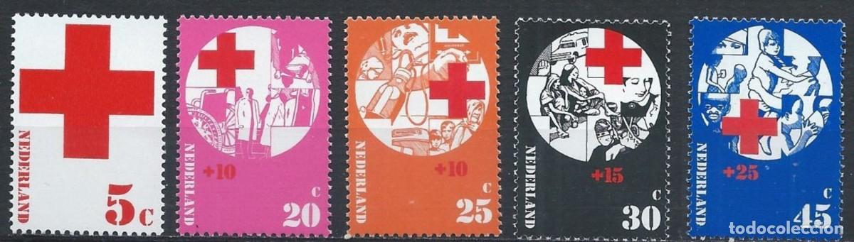 Sellos: SELLOS** DE HOLANDA 1972, YT 966/ 70