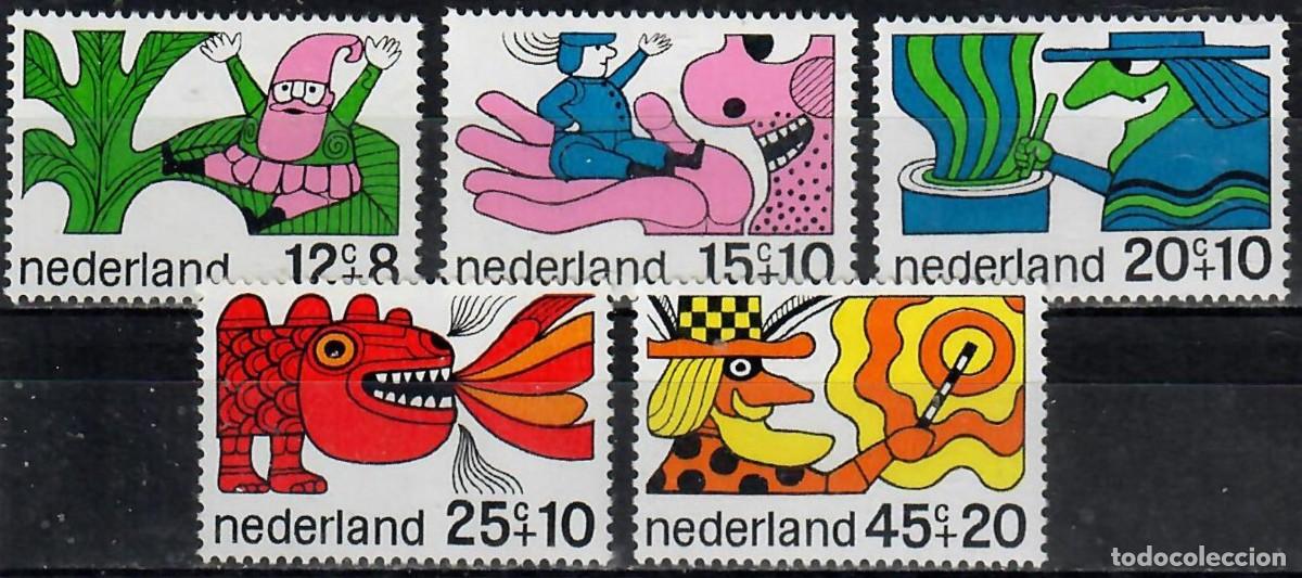 Sellos: SELLOS** DE HOLANDA 1968, YT 877/ 81