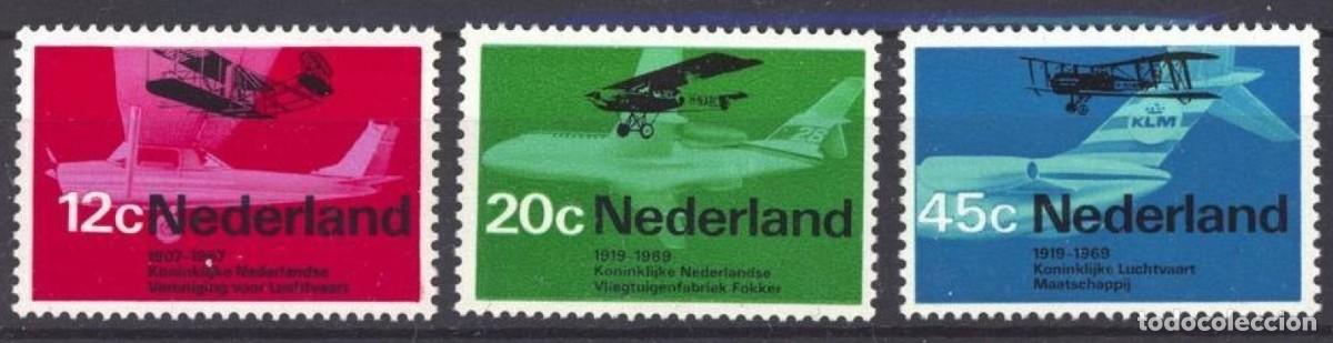 Sellos: SELLOS** DE HOLANDA 1968, YT 874/ 76