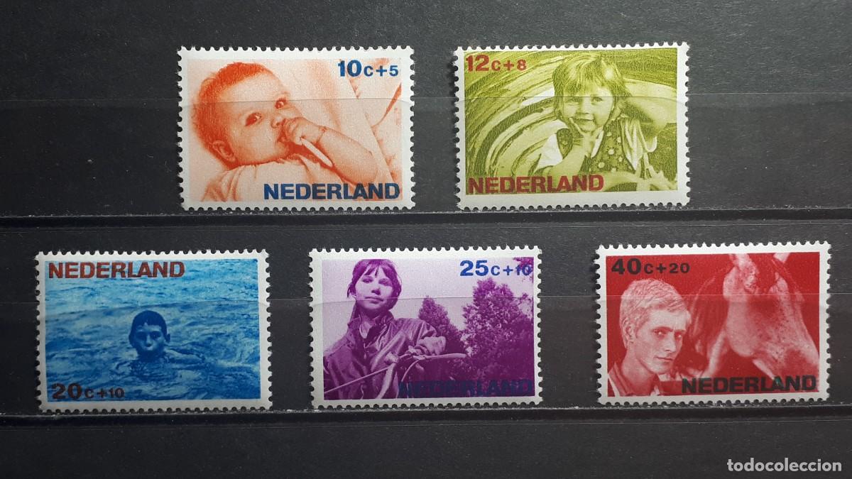 Sellos: HOLANDA. A&Ntilde;O 1966. **. YVERT 839/43