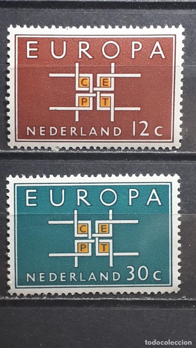 Sellos: HOLANDA. A&Ntilde;O 1963. **. YVERT 780/1