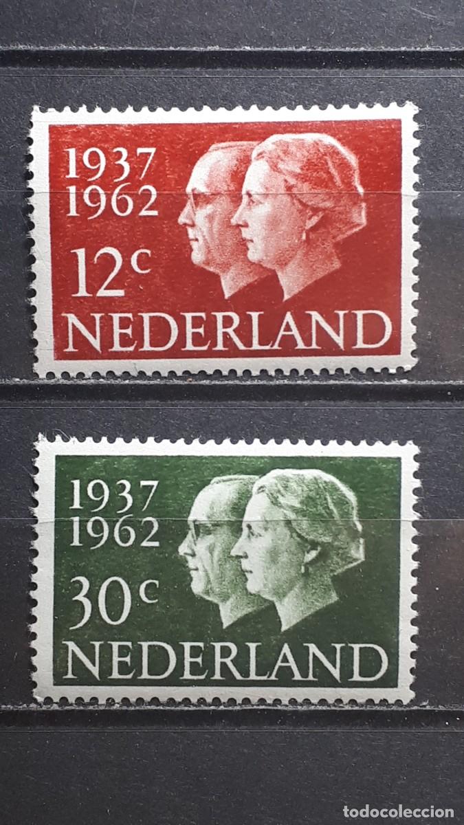 Sellos: HOLANDA. A&Ntilde;O 1962. **. YVERT 745/6