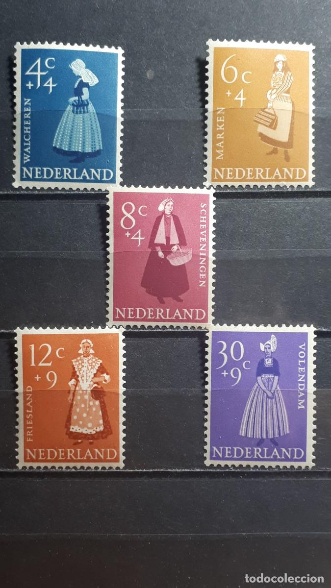 Sellos: HOLANDA. A&Ntilde;O 1958. **. YVERT 685/9