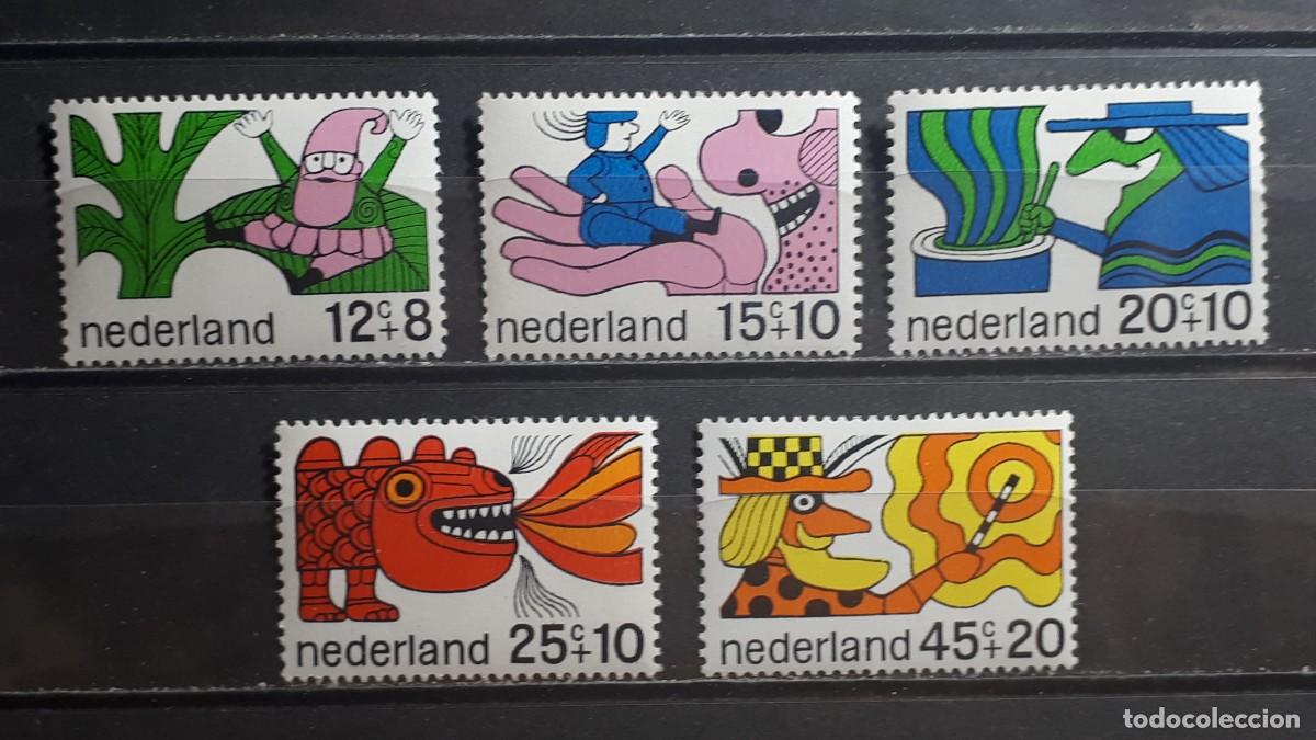 Sellos: HOLANDA. A&Ntilde;O 1968. **. YVERT 877/80