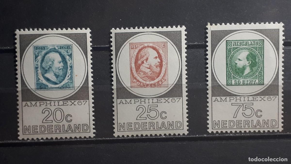 Sellos: HOLANDA. A&Ntilde;O 1967. **. YVERT 852/4