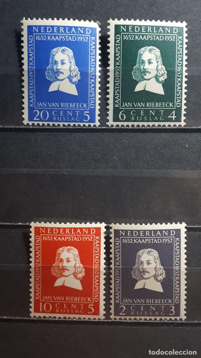 Sellos: HOLANDA. A&Ntilde;O 1952. **. YVERT 564/7