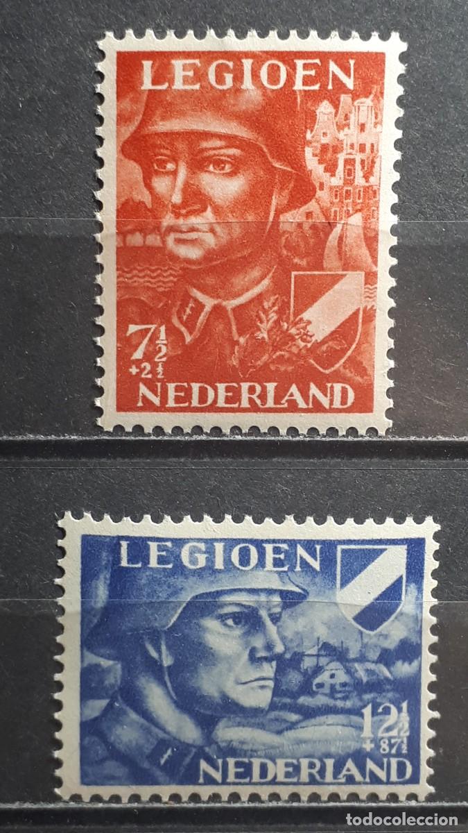 Sellos: HOLANDA. A&Ntilde;O 1942. **. YVERT 393/4