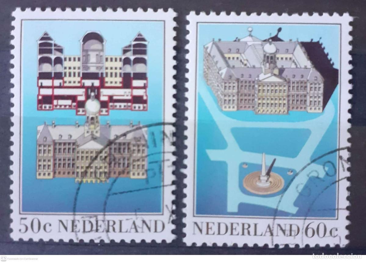 Sellos: HOLANDA n&ordm; 1191/1192&ordm; Palacio real de Dam. Serie completa