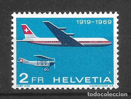 Sellos: suiza a&ntilde;o 1969 scott 499 ** mnh - 34/26