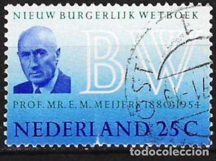 Sellos: Holanda 1970 - Mi 934 - YT 906 - Eduard Maurits Meijers y el c&oacute;digo civil
