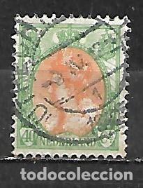 Sellos: 1920: Reina Guillermina 40cts (usado)