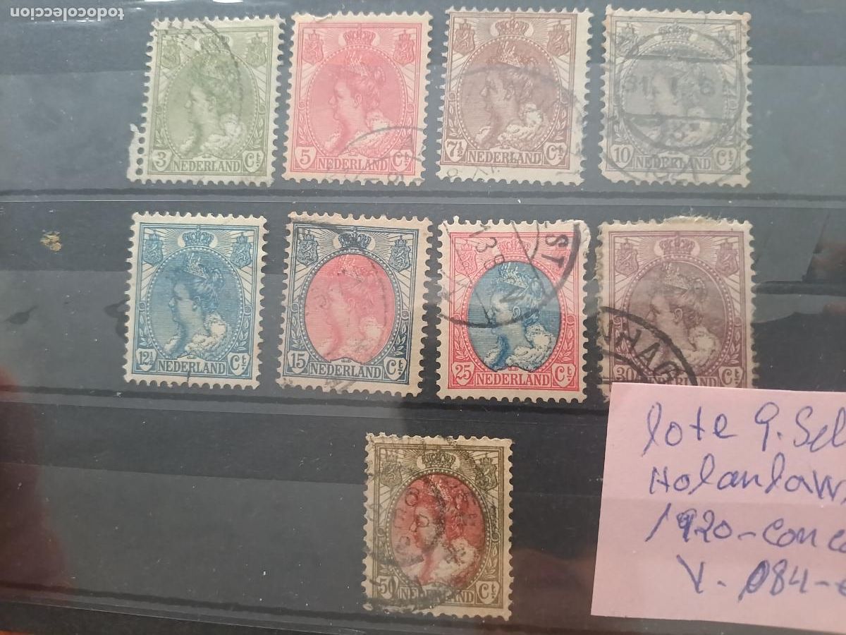 Sellos: Holanda. Lote de sellos antiguos