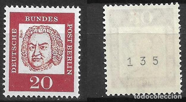 Sellos: alemania berlin 1961 michel 204 R ** mnh 7.50&euro;- 3/41