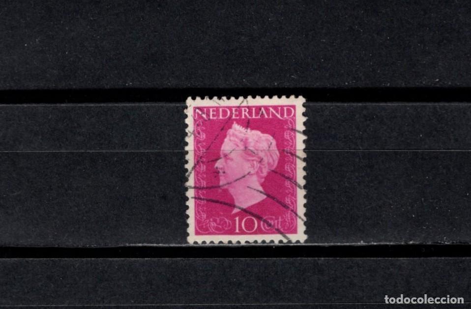 Sellos: Sello usado. Reina Guillermina tipo HARTZ. Sello de 10 centimos. 1947 junio. Yvert 469.