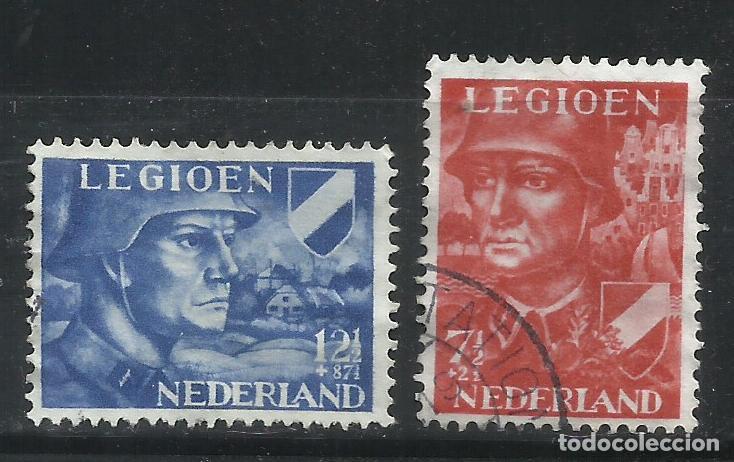 Sellos: 9908-SERIE COMPLETA HOLANDA 1942 N&ordm; 393/394 LEGI&Oacute;N. MILITAR&Iacute;A, EJERCITO.NETHERLAND. PAISES BAJOS