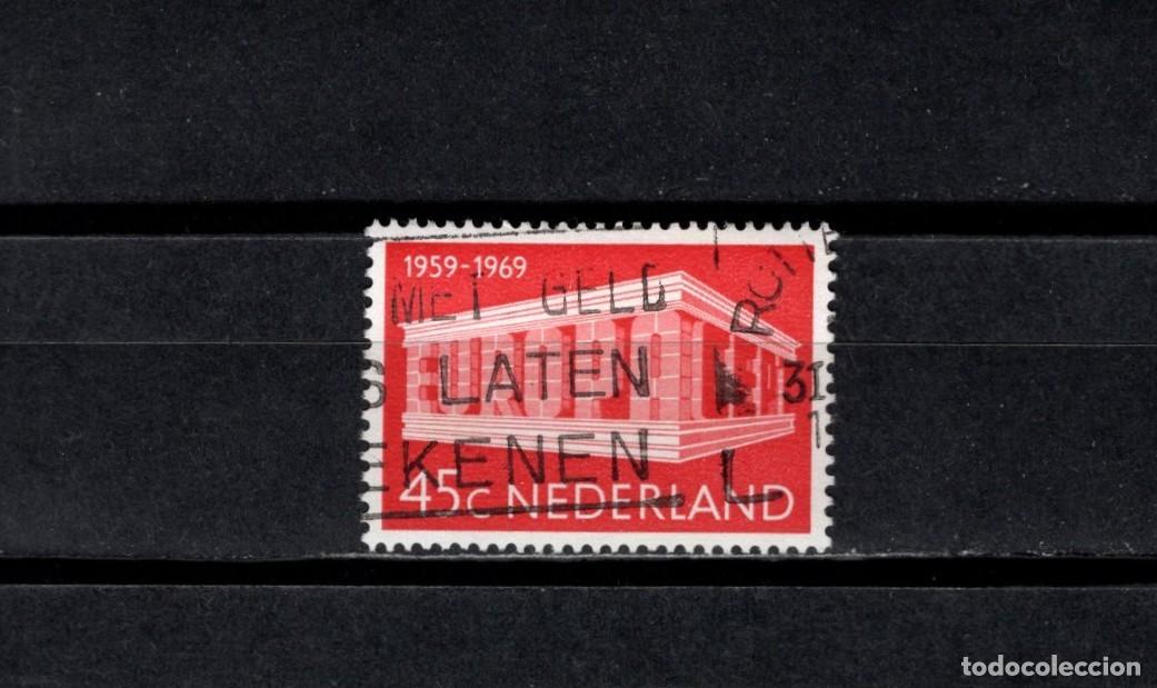 Sellos: Sello usado. Serie Europa. Sello de 45 centavos. Abril de 1968. Yvert 894.