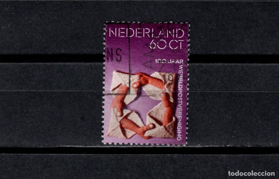 Sellos: Sello usado. Centenario Uni&oacute;n Postal. Sello de 60 centavos. Octubre 1974. Yvert 1009.