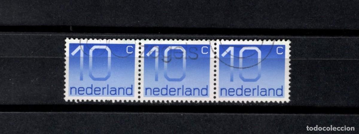 Sellos: Sellos usados. Holanda. Sellos de 10 centavos. Junio 1976. Yvert 1042.