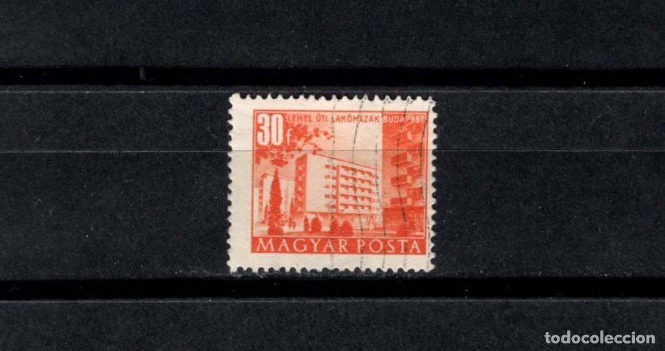 Sellos: Sello usado. Plan reconstrucci&oacute;n. Edificios Modernos. 1951 julio. Yvert 1006