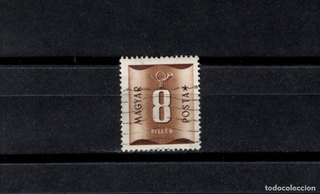 Sellos: Sello usado. Sello tasa de 8 fill&eacute;r. 1951 diciembre. Yvert 182.