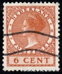 Sellos: Holanda. Reina Guillermina. 1924-27. YT-139A. Usado