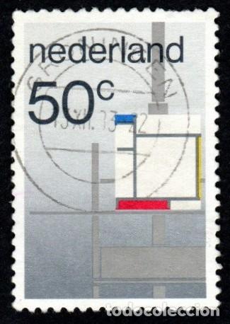 Sellos: Holanda.Movimiento Art&iacute;stico.. Stijl. 1983. YT-1204. S. Completa. Usado