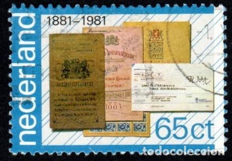 Sellos: Holanda. Centenario del Servicio Postal. 1981. YT-1152. Usado