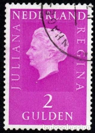 Sellos: Holanda. Reina Juliana. 1972. YT-953. Usado