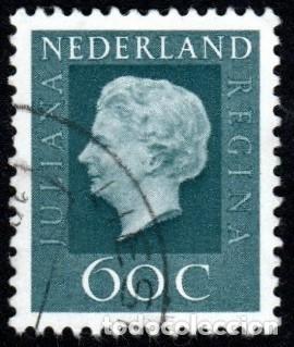 Sellos: Holanda. Reina Juliana. 1972. YT-949. Usado