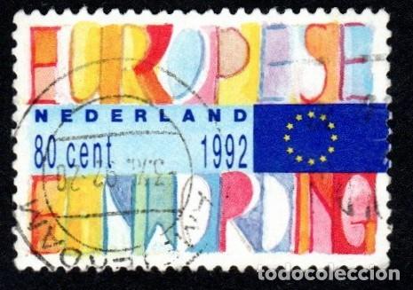 Sellos: Holanda. Marcha Europea. 1992. YT-1413. S. Completa. Usado