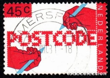 Sellos: Holanda. Introducci&oacute;n C&oacute;digo Postal. 1978. YT-1085. Usado