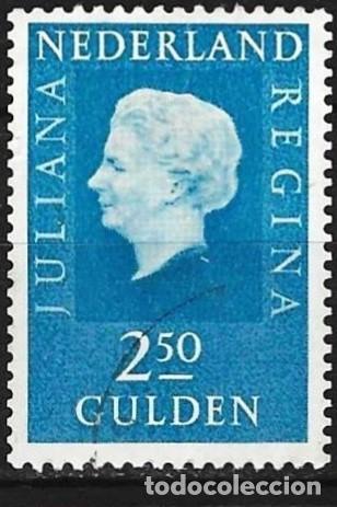 Sellos: Holanda 1969 - Mi 922X - YT 885 - Reina Juliana (Tipo Regina )