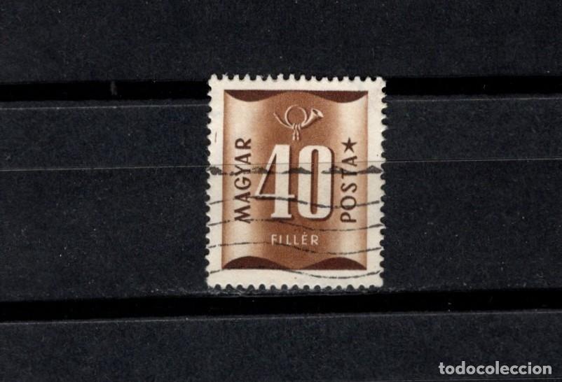 Sellos: Sello usado. Sello tasa de 40 fill&eacute;r. 1951 diciembre. Yvert 186.
