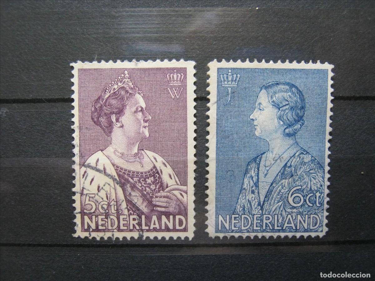 Sellos: HOLANDA 1934 SERIE YVERT 263/264 USADOS PERFECTOS.