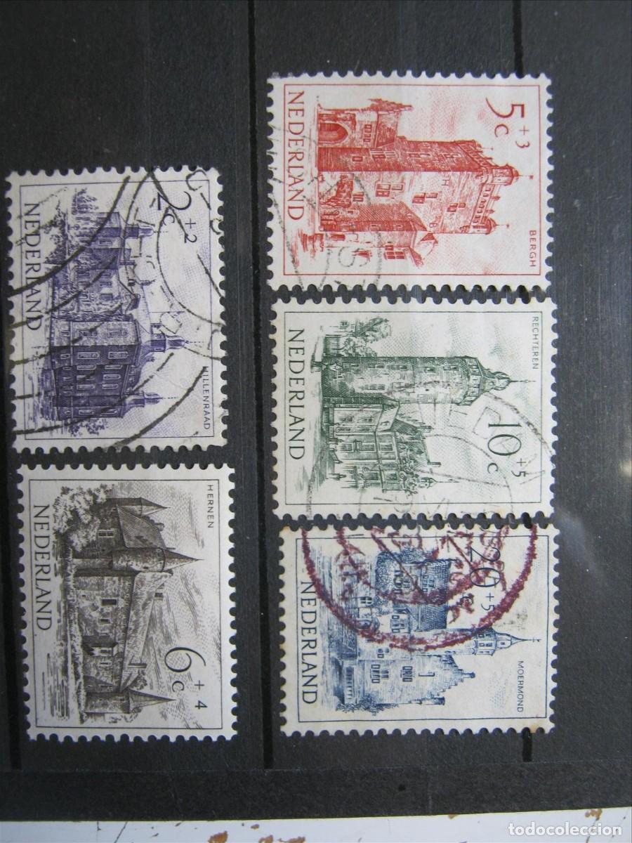 Sellos: HOLANDA 1951 SERIE YVERT 554/558 USADOS PERFECTOS.