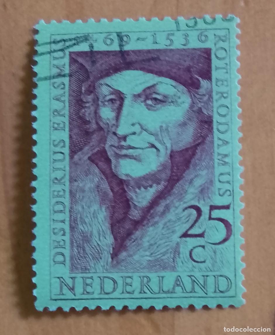 Sellos: HOLANDA - V/F 25 C - DESIDERIUS ERASMUS ROTERODAMUS - 1469.1536