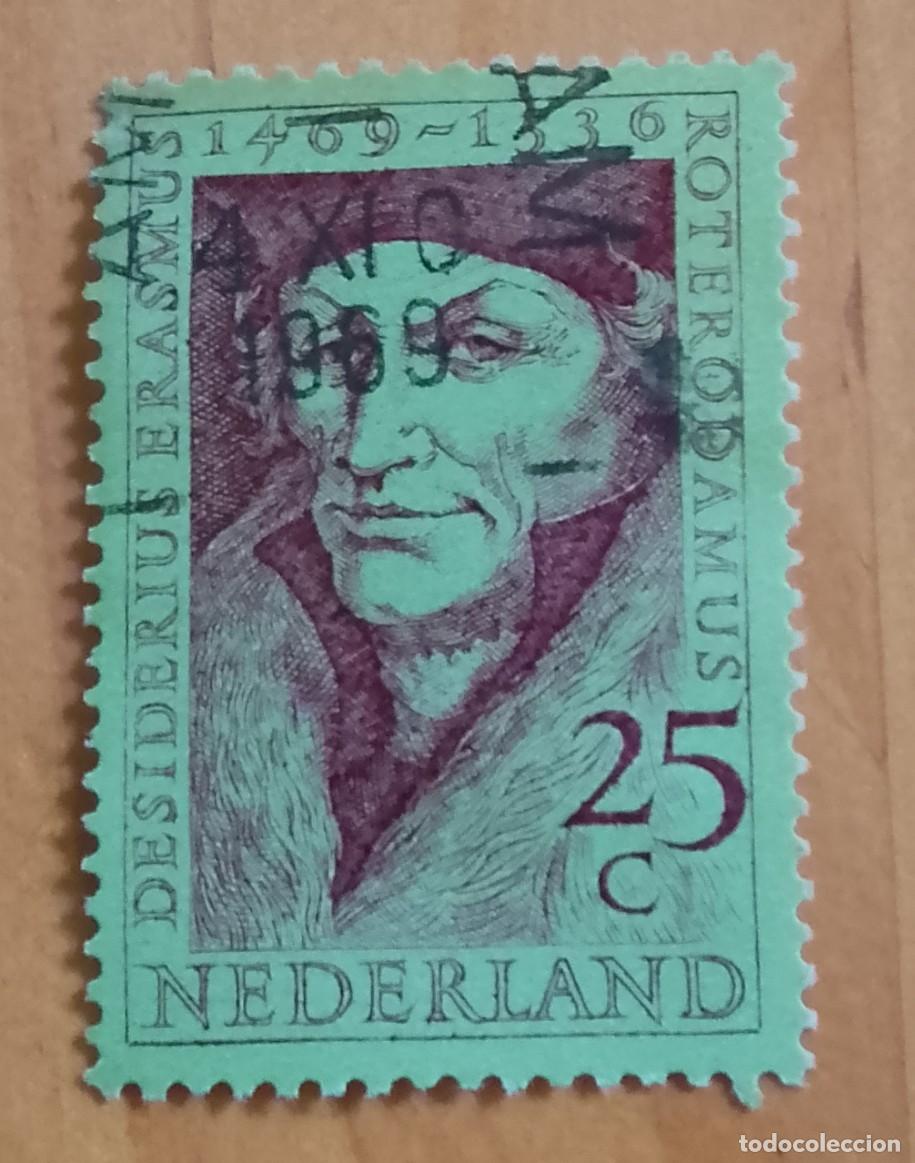 Sellos: HOLANDA - V/F 25 C - DESIDERIUS ERASMUS ROTERODAMUS - 1469.1536