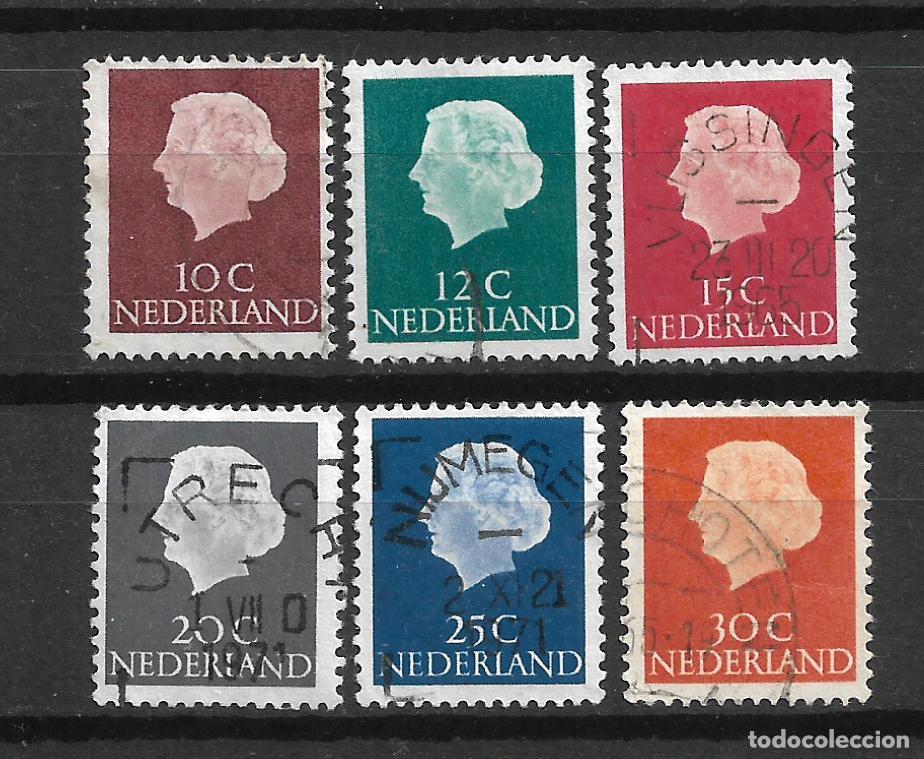 Sellos: holanda 1953-71 reina juliana usados - 3/18