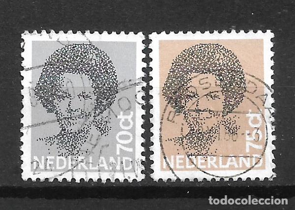 Sellos: holanda 1981-86 reina beatriz usado - 3/18
