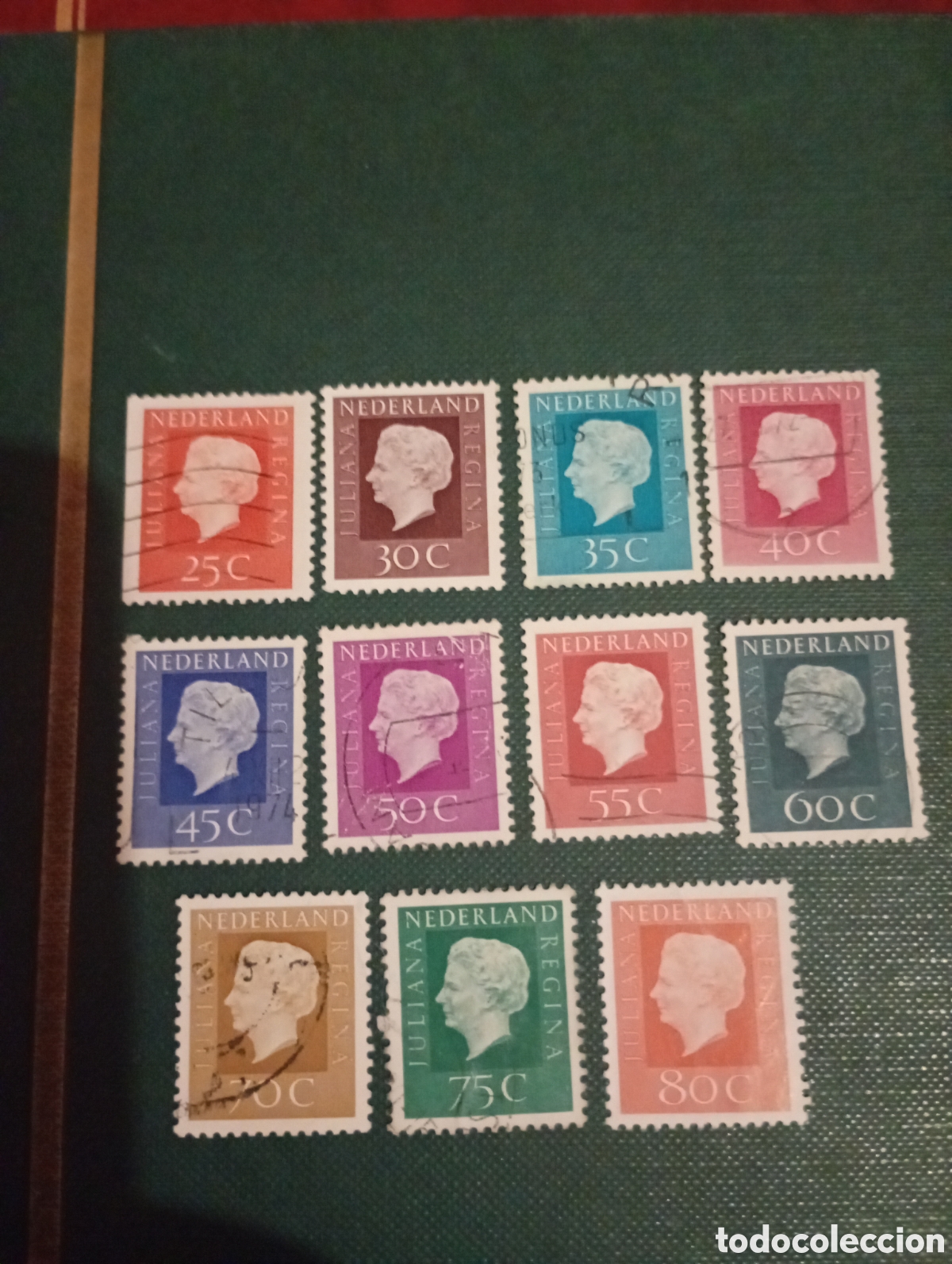 Sellos: Holanda Reina Juliana 1969 1976