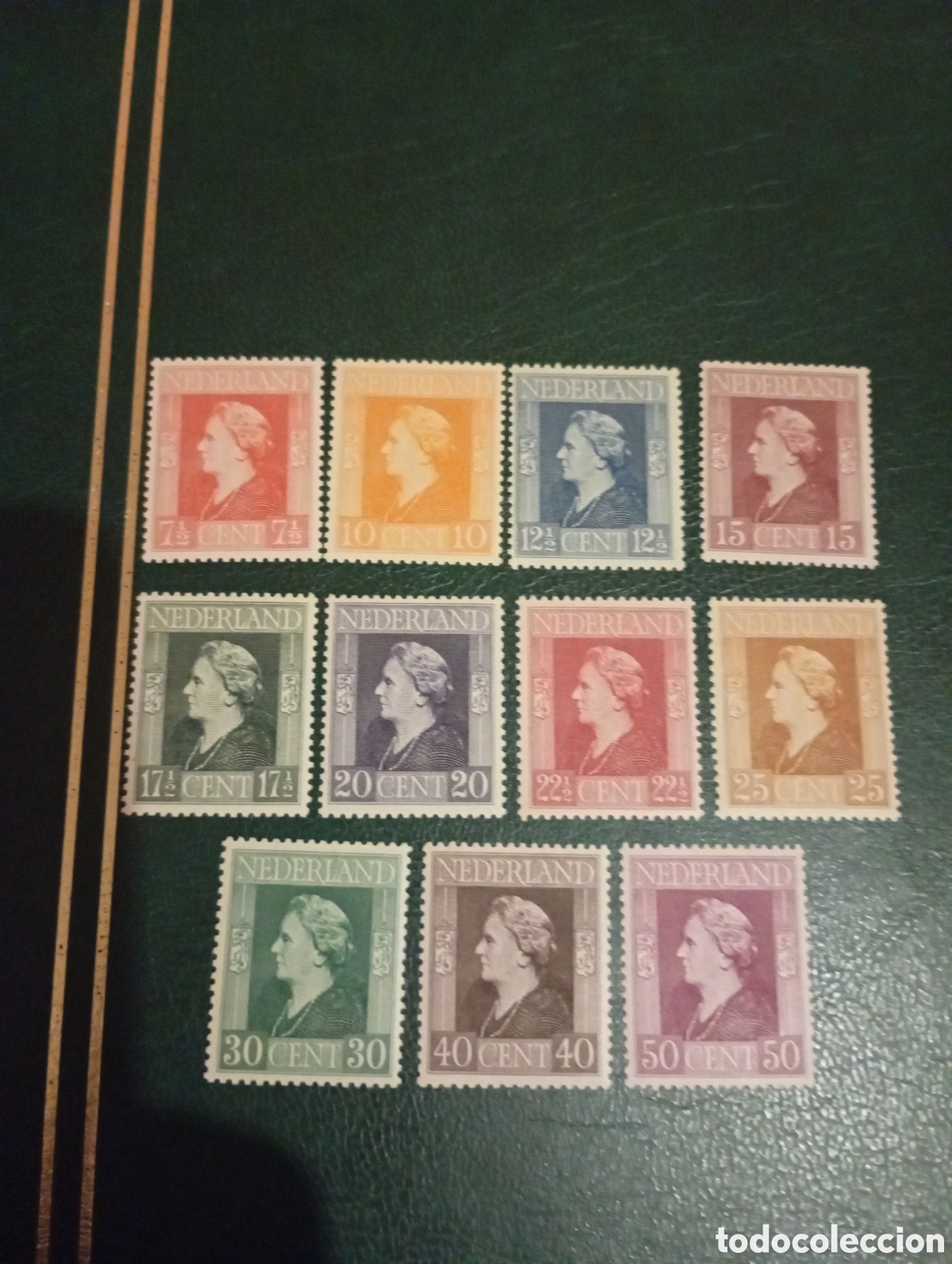 Sellos: Holanda Reina Guillermina 1946 completa